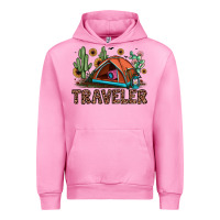 Fuchsia Pink traveler Urban Hoodie - JahusDesignShop