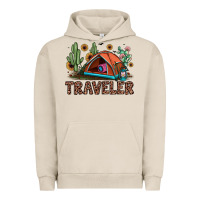 Pigment French Oak traveler Urban Hoodie - JahusDesignShop