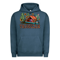 Pigment Midnight Navy traveler Urban Hoodie - JahusDesignShop