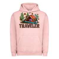 Pigment Salmon traveler Urban Hoodie - JahusDesignShop