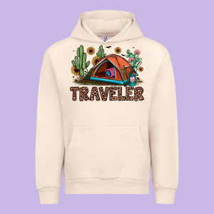 Traveler Urban Hoodie Designed By Jahusdesignshop