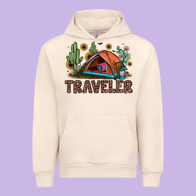 Traveler Urban Hoodie Designed By Jahusdesignshop