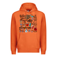 Carrot winter festive essentials Premium Hoodie - CowhideDigitalArt