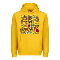 Lemon winter festive essentials Premium Hoodie - CowhideDigitalArt