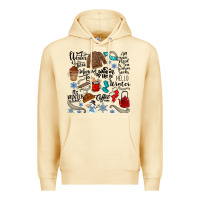 Pina Colada winter festive essentials Premium Hoodie - CowhideDigitalArt