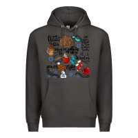 Smoke winter festive essentials Premium Hoodie - CowhideDigitalArt