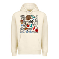 Tofu winter festive essentials Premium Hoodie - CowhideDigitalArt