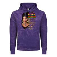 Cloud Purple I am black history black girl Vintage Hoodie - FaDigitalArtStudio