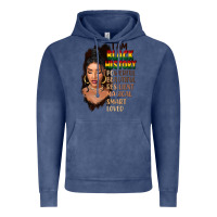 Vintage Denim I am black history black girl Vintage Hoodie - FaDigitalArtStudio