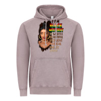 Vintage Zinc I am black history black girl Vintage Hoodie - FaDigitalArtStudio
