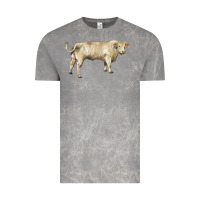 Cloud Rock charolais bull Vintage Tee - RanaPortraitStore