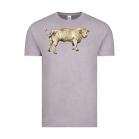 Vintage Zinc charolais bull Vintage Tee - RanaPortraitStore