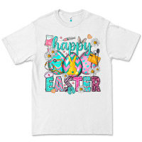 White Happy Easter Egg Nurse Premium Tee - HowdyJamesFarm