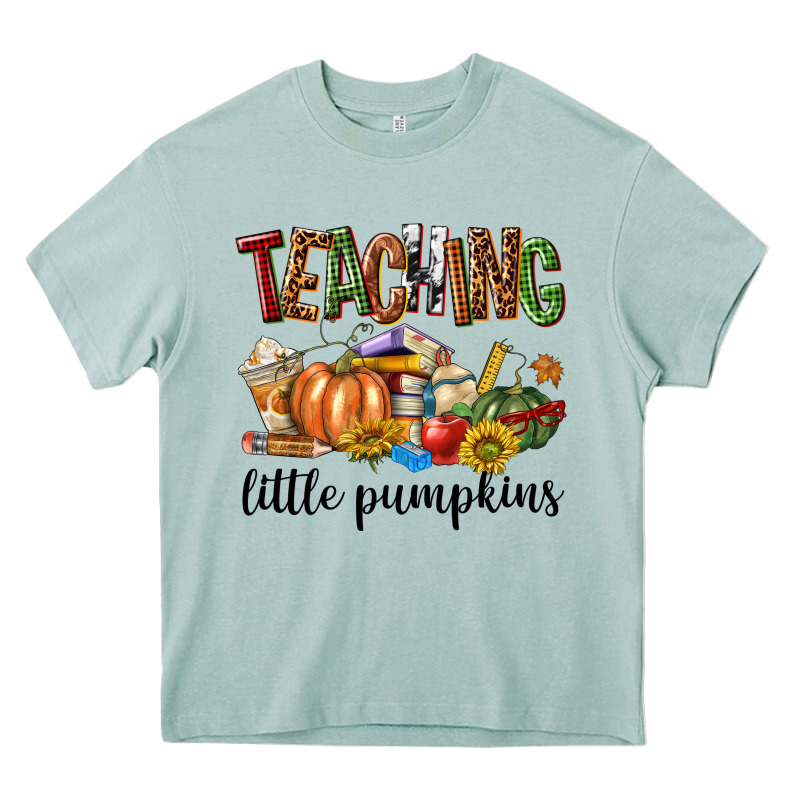 Teaching Little Pumpkins Heavy Core Tee by texasbilliewilder | Teevron