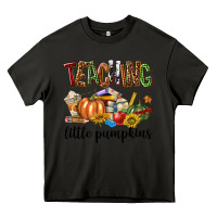Asphalt Teaching Little Pumpkins Heavy Core Tee - texasbilliewilder