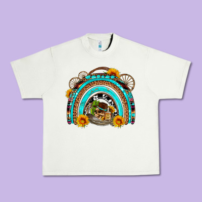Easter Rainbow Olivia Urban Heavy Tee Designed By Oliviacreatesart