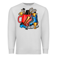 Dove Grey hockey coffee Premium Sweatshirt - AdoDesignShop