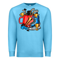 Ocean Blue hockey coffee Premium Sweatshirt - AdoDesignShop