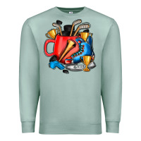 Seafoam hockey coffee Premium Sweatshirt - AdoDesignShop