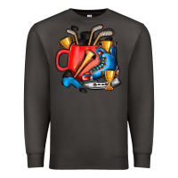 Smoke hockey coffee Premium Sweatshirt - AdoDesignShop