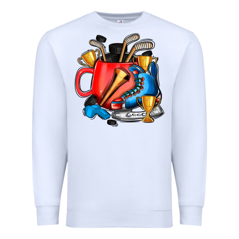 Hockey Coffee Premium Sweatshirt by AdoDesignShop | Teevron