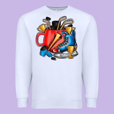 Hockey Coffee Premium Sweatshirt Designed By Adodesignshop