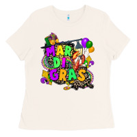 Bone louisiana map mardi gras Ladies Tee - CowGirlArtShop
