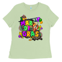 Matcha louisiana map mardi gras Ladies Tee - CowGirlArtShop