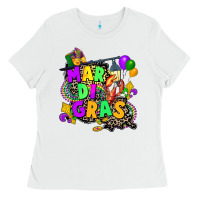 Louisiana Map Mardi Gras Ladies Tee | Teevron