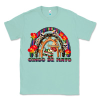 Seafoam cinco de mayo rainbow Classic Tee - CowGirlArtShop