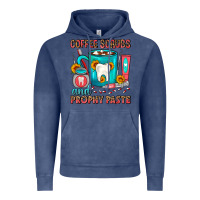 Vintage Denim Coffee Scrubs And Prophy Paste Dentist Coffee Vintage Hoodie - FaDigitalArtStudio