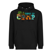 Black born to camp with guitar Heavyweight Hoodie - AdoDesignShop
