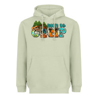 Matcha born to camp with guitar Heavyweight Hoodie - AdoDesignShop