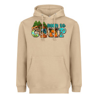 Mushroom born to camp with guitar Heavyweight Hoodie - AdoDesignShop