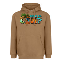 Toasted Coconut born to camp with guitar Heavyweight Hoodie - AdoDesignShop