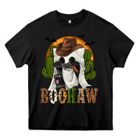 Black Boohaw Western Heavy Core Tee - texasbilliewilder