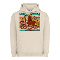 Pigment French Oak football hereford sunflower tumbler Urban Hoodie - JahusDesignShop