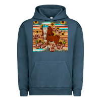 Football Hereford Sunflower Tumbler Urban Hoodie | Teevron