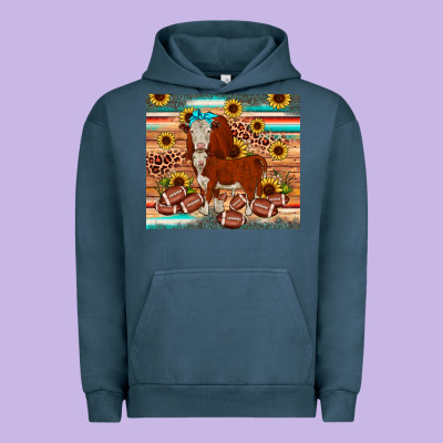 Football Hereford Sunflower Tumbler Urban Hoodie Designed By Jahusdesignshop