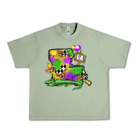 Oil Green louisiana map alligator mardi gras olivia Urban Heavy Tee - OliviaCreatesArt