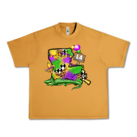 Peanut Butter louisiana map alligator mardi gras olivia Urban Heavy Tee - OliviaCreatesArt
