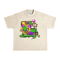 Sandshell louisiana map alligator mardi gras olivia Urban Heavy Tee - OliviaCreatesArt