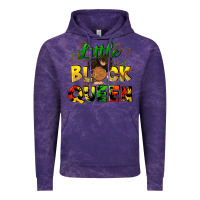 Cloud Purple Little black queen Vintage Hoodie - FaDigitalArtStudio