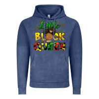 Vintage Denim Little black queen Vintage Hoodie - FaDigitalArtStudio