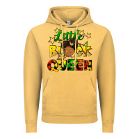 Vintage Mustard Little black queen Vintage Hoodie - FaDigitalArtStudio