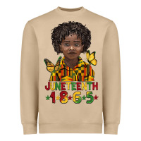 Mushroom juneteenth 1865 black boy Heavyweight Sweatshirt - BarkalooDesign
