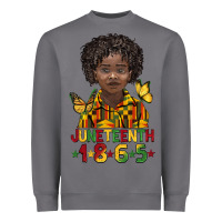 Storm juneteenth 1865 black boy Heavyweight Sweatshirt - BarkalooDesign