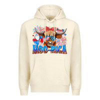 Sandshell moo rica Premium Hoodie - CowhideDigitalArt