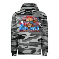 Slate Camo moo rica Premium Hoodie - CowhideDigitalArt