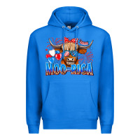 True Royal moo rica Premium Hoodie - CowhideDigitalArt